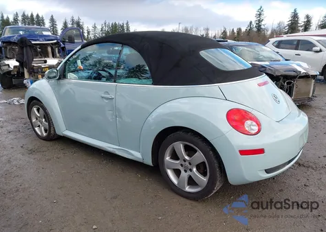 2006 Volkswagen New Beetle 2.5 from USA, damaged, VIN 3VWSF31Y86M323549